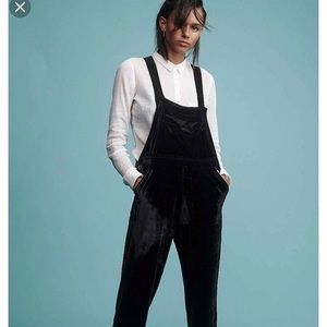 Urban outfitters velvet overalls